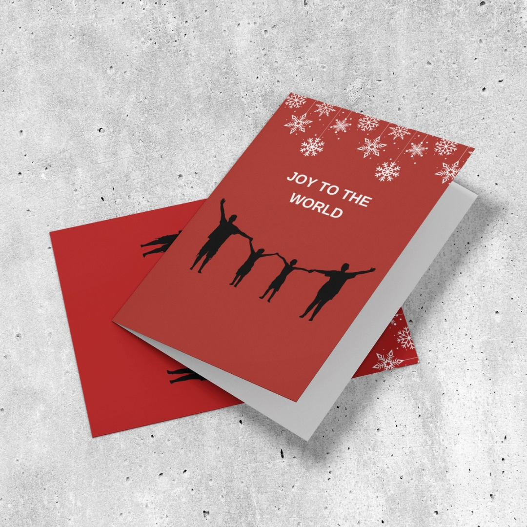 Seasonal Holiday Greeting Card - Joy to the World
