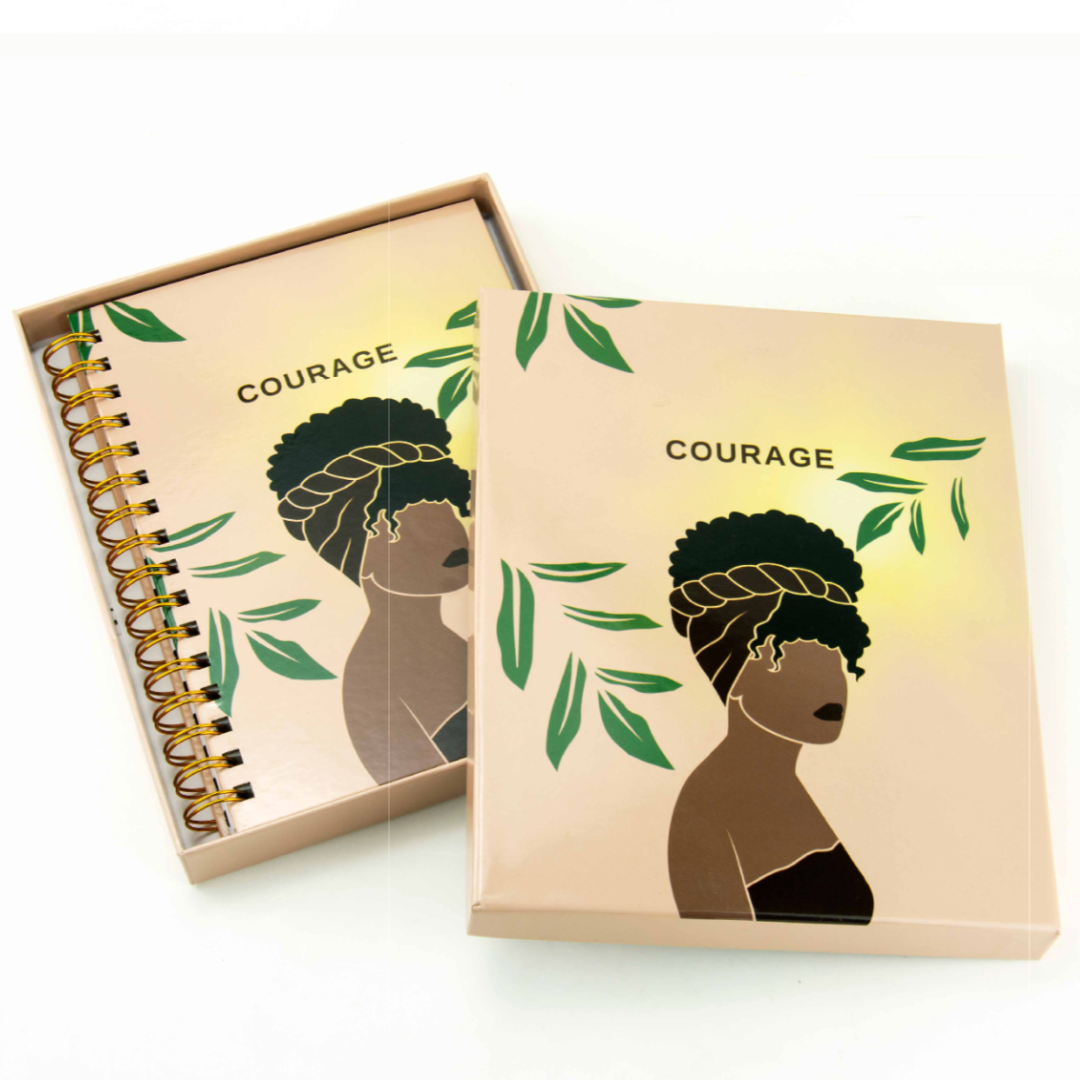 Lined Journal Notebook - Courage