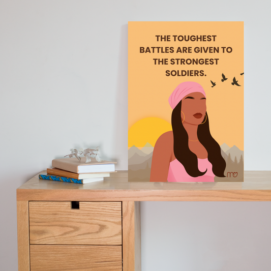 Canvas Print Wall Art - The Toughest Battles