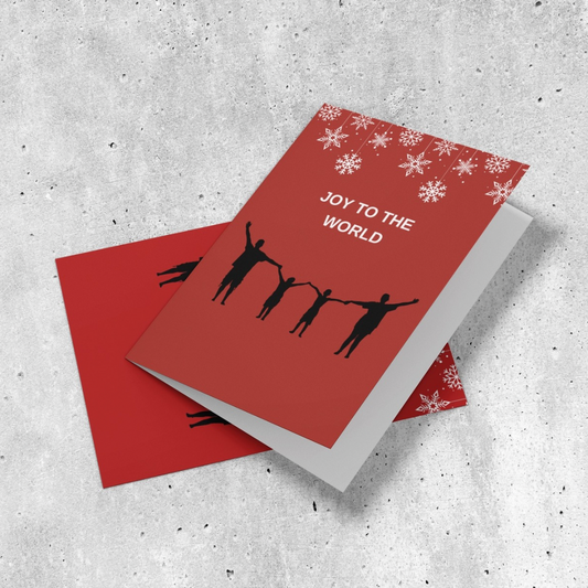 Seasonal Holiday Greeting Card - Joy to the World
