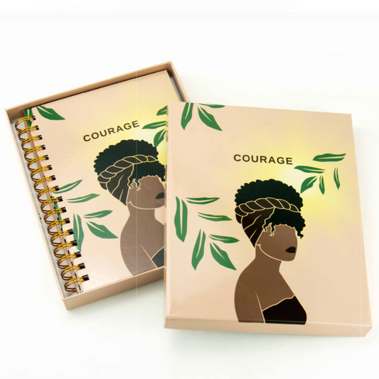 Lined Journal Notebook - Courage