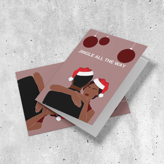 Seasonal Holiday Greeting Card - Jingle All The Way