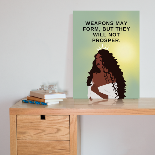 Canvas Print Wall Art - Weapons May Form