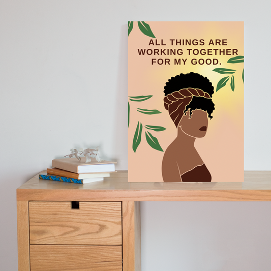 Canvas Print Wall Art - All Things Are Working