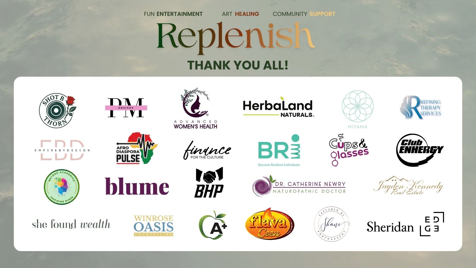 Presentation slide featuring logos of partner organizations.